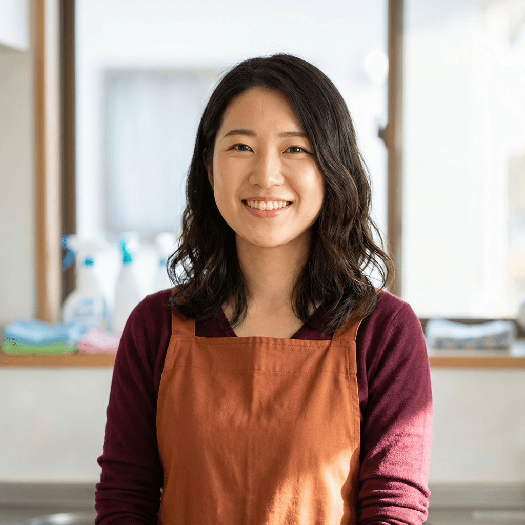 Female project lead in smart casual wear, headshot